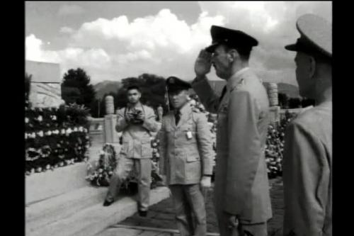 （蔣中正）總統親臨主持空軍忠烈將士紀念塔落成典禮