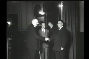 蔣（中正）總統接見卜克曼　世界道德重整運動發起人